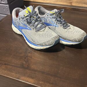 Brooks Ghost 11 Gray Blue Running Comfort Shoes Size 11